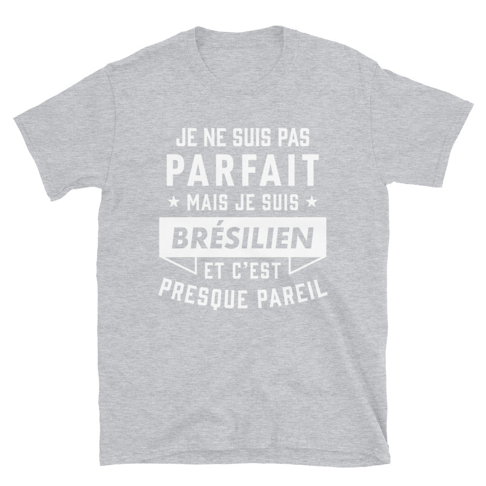 T-shirt Brésilien bleu marine dos - design parfait et confortable