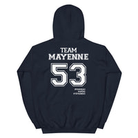 Thumbnail for Sweatshirt Mayenne 53 gris sport dos - Confort et style local