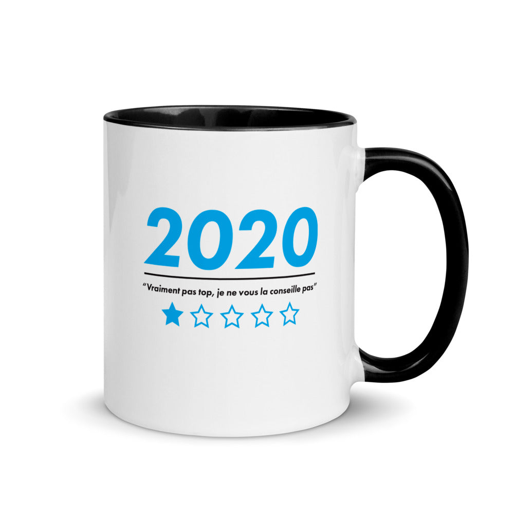 Mug drôle 2020 bleu - Une tasse pour sourire malgré tout
