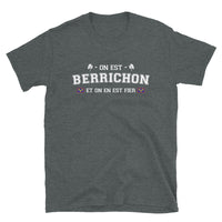 Thumbnail for T-shirt Berry gris foncé chiné - On est Berrichon et on en est fier