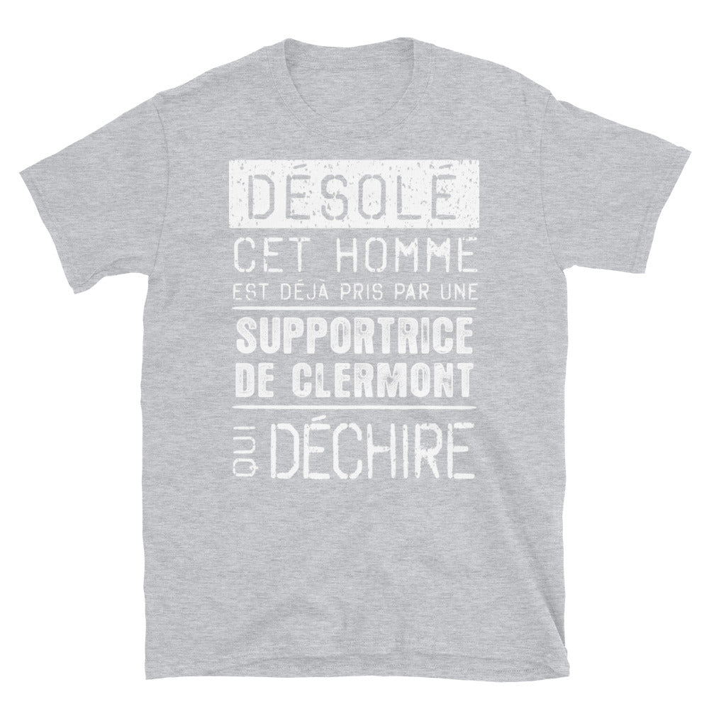 Clermontoise-supportrice-desole T-shirt Standard - Ici & Là - T-shirts & Souvenirs de chez toi