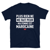 Thumbnail for T-shirt marocain noir dos - Plus rien ne me fait peur ma femme est