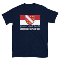 Thumbnail for République Alsacienne Elsasser sin de bescht - T-shirt Standard - Ici & Là - T-shirts & Souvenirs de chez toi