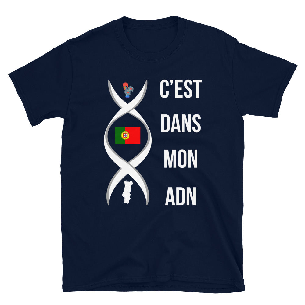 T-shirt Portugal bleu marine - ADN Portugais en fierté