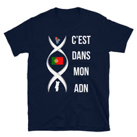 Thumbnail for T-shirt Portugal bleu marine - ADN Portugais en fierté