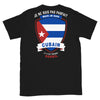 T-shirt Cuba noir - Je ne suis pas parfait mais.