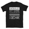 T-shirt Vietnamienne noir - Désolé ce mec est pris