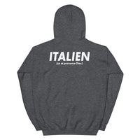 Thumbnail for Italien ça se prononce Dieu - Sweatshirt à capuche - Ici & Là - T-shirts & Souvenirs de chez toi