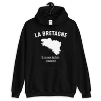 Thumbnail for Sweatshirt Bretagne noir - Mon histoire commence avec fierté