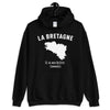 Sweatshirt Bretagne noir - Mon histoire commence avec fierté