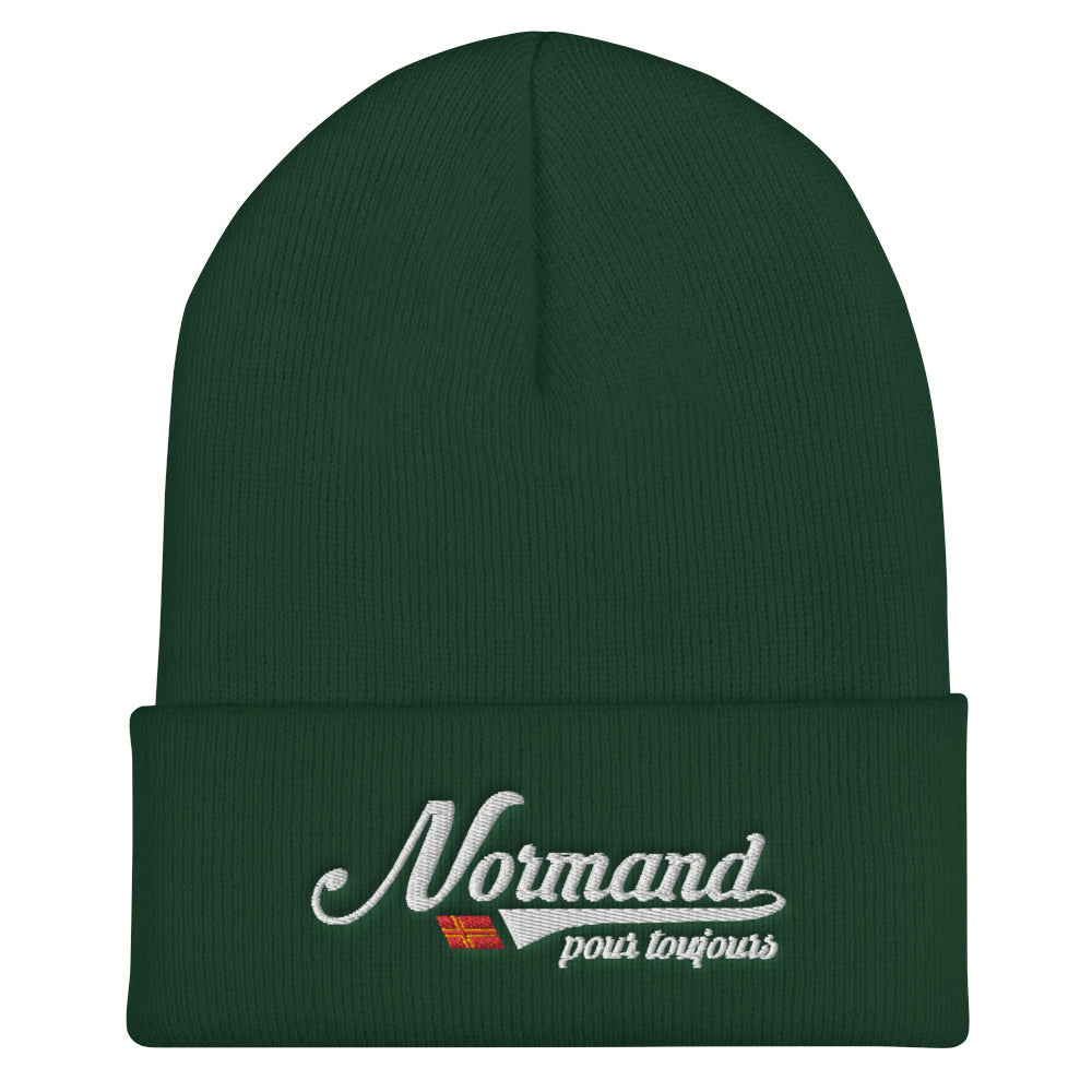 Bonnet Normandie vert sapin - Normand pour toujours, élégant et discret