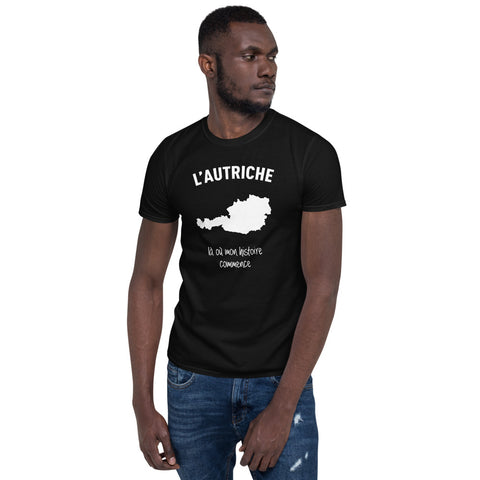 Autriche là où mon histoire commence - T-shirt Standard - Ici & Là - T-shirts & Souvenirs de chez toi