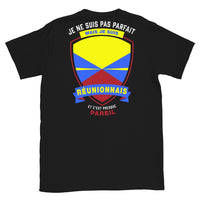 Thumbnail for T-shirt Réunion noir - Je ne suis pas parfait mais.