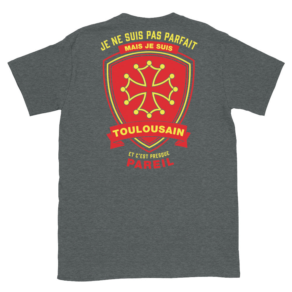 T-shirt Toulouse bleu marine dos - Grosse croix de Toulouse