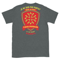 Thumbnail for T-shirt Toulouse bleu marine dos - Grosse croix de Toulouse