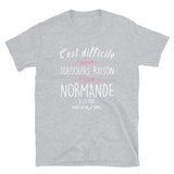 Avoir Raison Normande - T-shirt Boy friend Cut - Standard - Ici & Là - T-shirts & Souvenirs de chez toi