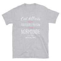 Thumbnail for Avoir Raison Normande - T-shirt Boy friend Cut - Standard - Ici & Là - T-shirts & Souvenirs de chez toi