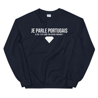 Thumbnail for Sweatshirt Portugal gris sport - Parle avec fierté