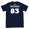 T-shirt Toulonnais Pastis 83 noir - design humoristique local