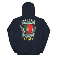 Thumbnail for Sweatshirt Portugal noir dos - Fierté et humour à porter