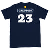 T-shirt Creusois 23 Pastis noir - design humoristique sur le pastis