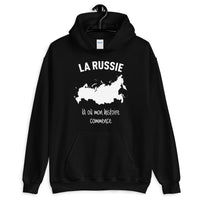 Thumbnail for Sweatshirt Russie noir - La Russie là où mon histoire commence