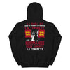 Sweatshirt Normand noir - Tempête Diable avec humour