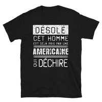 Thumbnail for Americaine-desole T-shirt Standard - Ici & Là - T-shirts & Souvenirs de chez toi