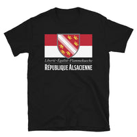 Thumbnail for T-shirt Alsace noir - République Alsacienne
