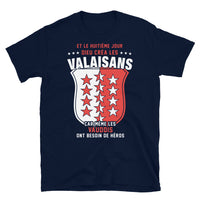 Thumbnail for 8e-jour-VALAISANS T-shirt Standard - Ici & Là - T-shirts & Souvenirs de chez toi