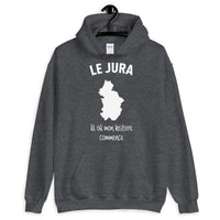 Thumbnail for Sweatshirt Jura gris foncé - Le confort de mes origines