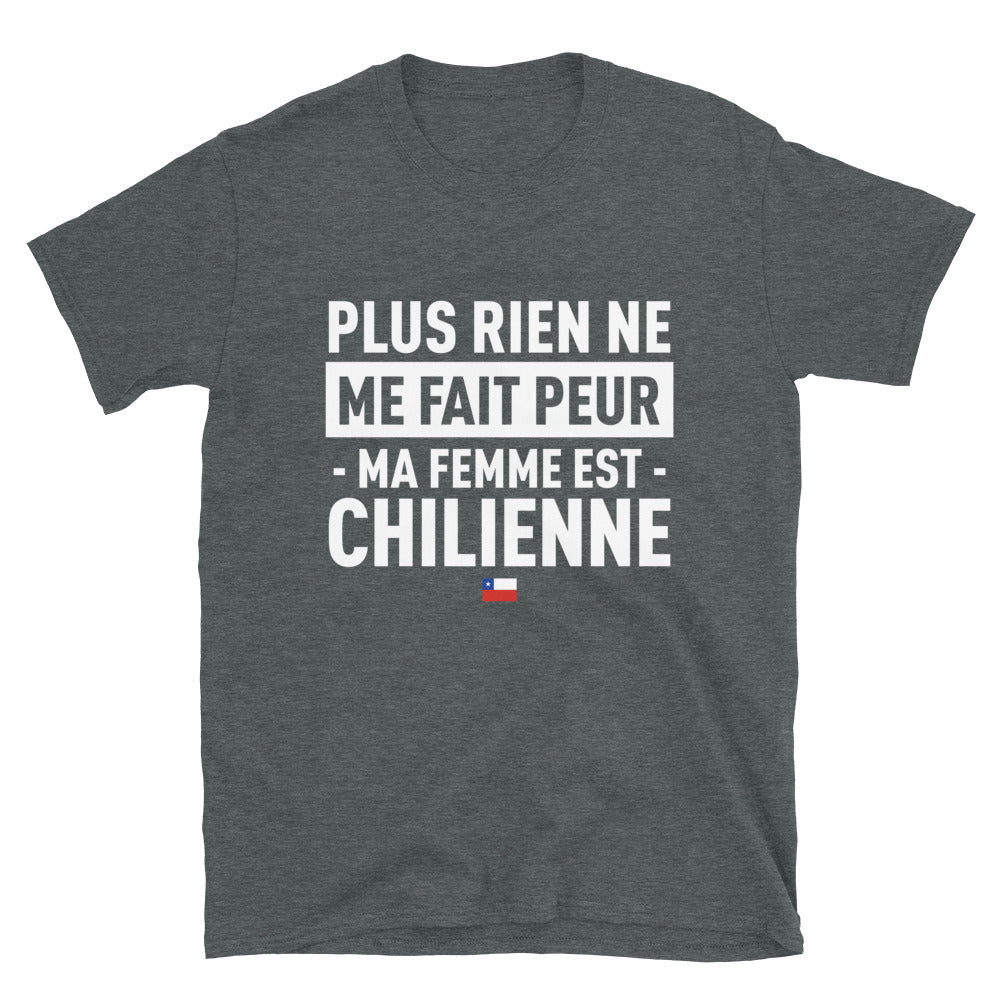 T-shirt Chili bleu marine - Plus rien ne me fait peur