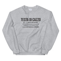 Thumbnail for Sweatshirt Italie blanc - Testa Di Cazzo avec humour