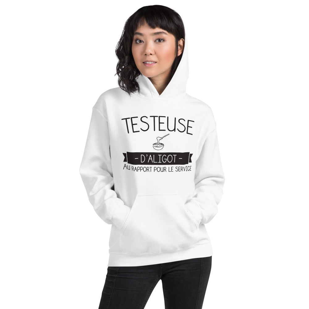 Testeuse d'aligot - Sweatshirth à capuche - Ici & Là - T-shirts & Souvenirs de chez toi