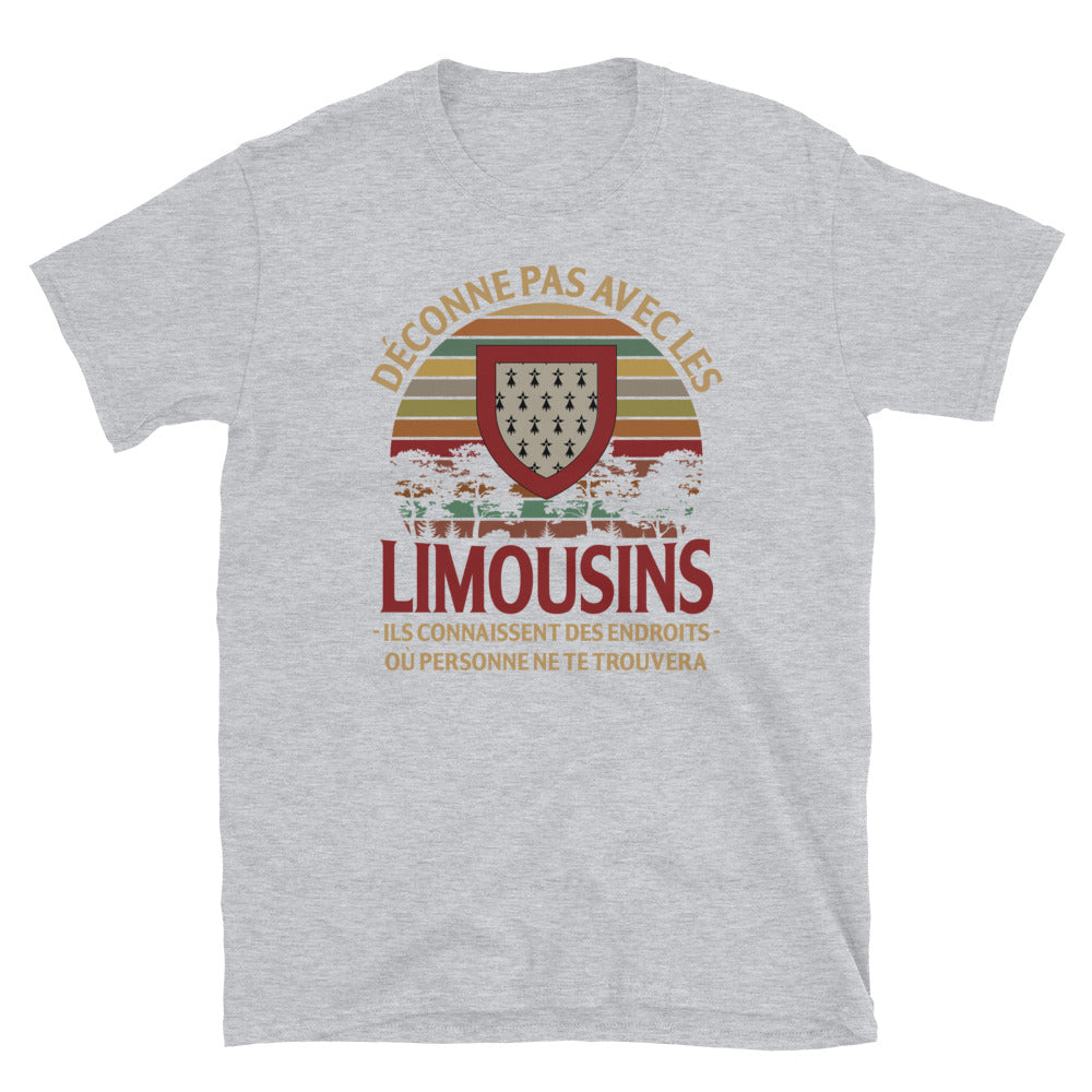 Endroit déconne pas Limousins - T-shirts Unisexe Standard - Ici & Là - T-shirts & Souvenirs de chez toi