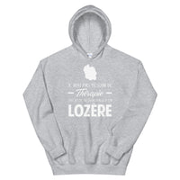 Thumbnail for Sweatshirt Lozère gris sport - Pas besoin de thérapie
