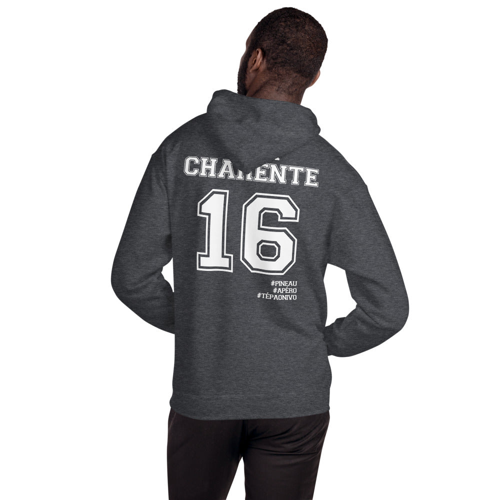 Sweatshirt Charente 16 gris foncé - Confort douillet et chic