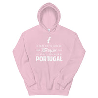 Thumbnail for Sweatshirt Portugal bleu marine - Pas besoin de thérapie