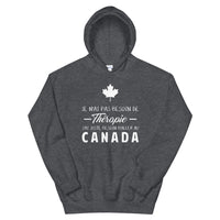 Thumbnail for Pas besoin de Thérapie Canada - Sweatshirt à capuche - Ici & Là - T-shirts & Souvenirs de chez toi