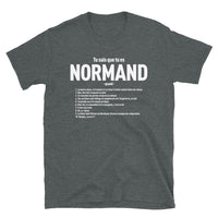 Thumbnail for T-shirt Normand gris foncé - Tu sais que tu es normand quand...