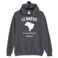 Thumbnail for Brésil là où mon histoire commence - Sweatshirt à capuche - Ici & Là - T-shirts & Souvenirs de chez toi