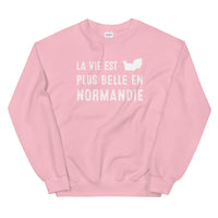 Thumbnail for La vie est plus belle en Normandie - Sweatshirt - Ici & Là - T-shirts & Souvenirs de chez toi