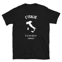 Thumbnail for T-shirt Italie noir - Mon histoire commence avec fierté