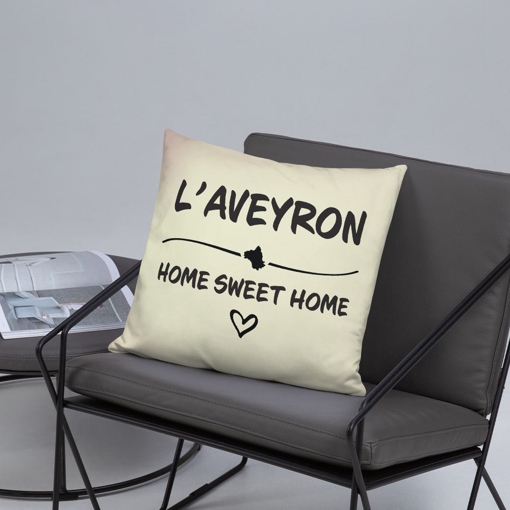 Aveyron - Home Sweet Home - Coussin décoratif - Ici & Là - T-shirts & Souvenirs de chez toi