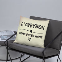 Thumbnail for Aveyron - Home Sweet Home - Coussin décoratif - Ici & Là - T-shirts & Souvenirs de chez toi