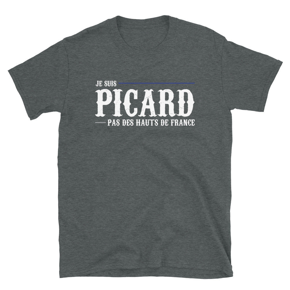 T-shirt Picard bleu marine dos - Je suis Picard pas
