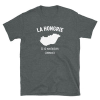 Thumbnail for T-shirt Hongrie gris foncé chiné - Mon histoire commence avec fierté