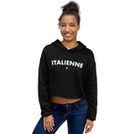 Italienne - Sweat à Capuche Crop-Top - Ici & Là - T-shirts & Souvenirs de chez toi