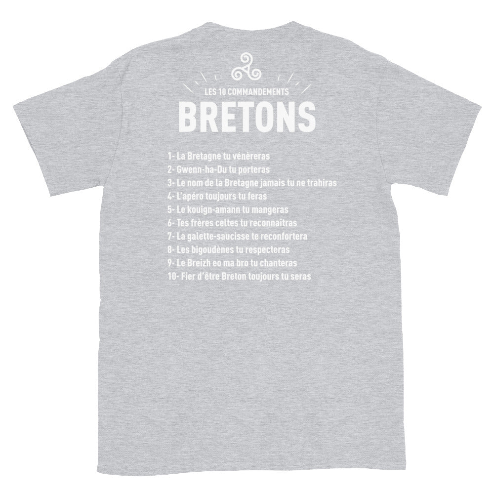 Commandements Bretons - T-shirts Unisexe Standard - Ici & Là - T-shirts & Souvenirs de chez toi