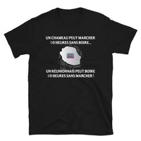 Thumbnail for T-shirt Réunionnais noir - 10 heures sans marcher